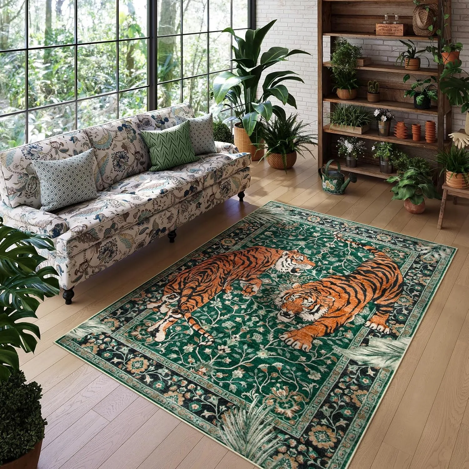 Jungle Tiger Rug for Living Ro - Commercial Dishwasher Table recension och pris