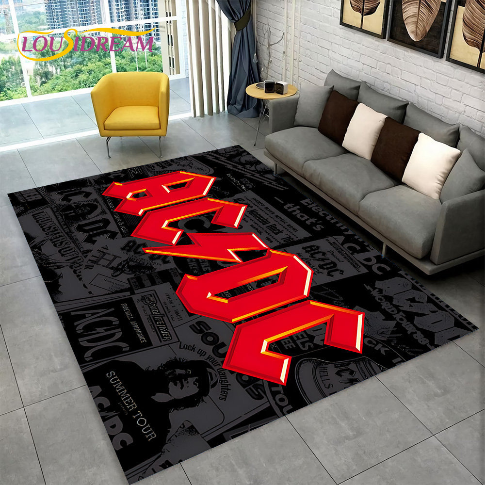AC/DC Rock Band Area Rug Large - Kitchen Flooring Commercial recension och pris