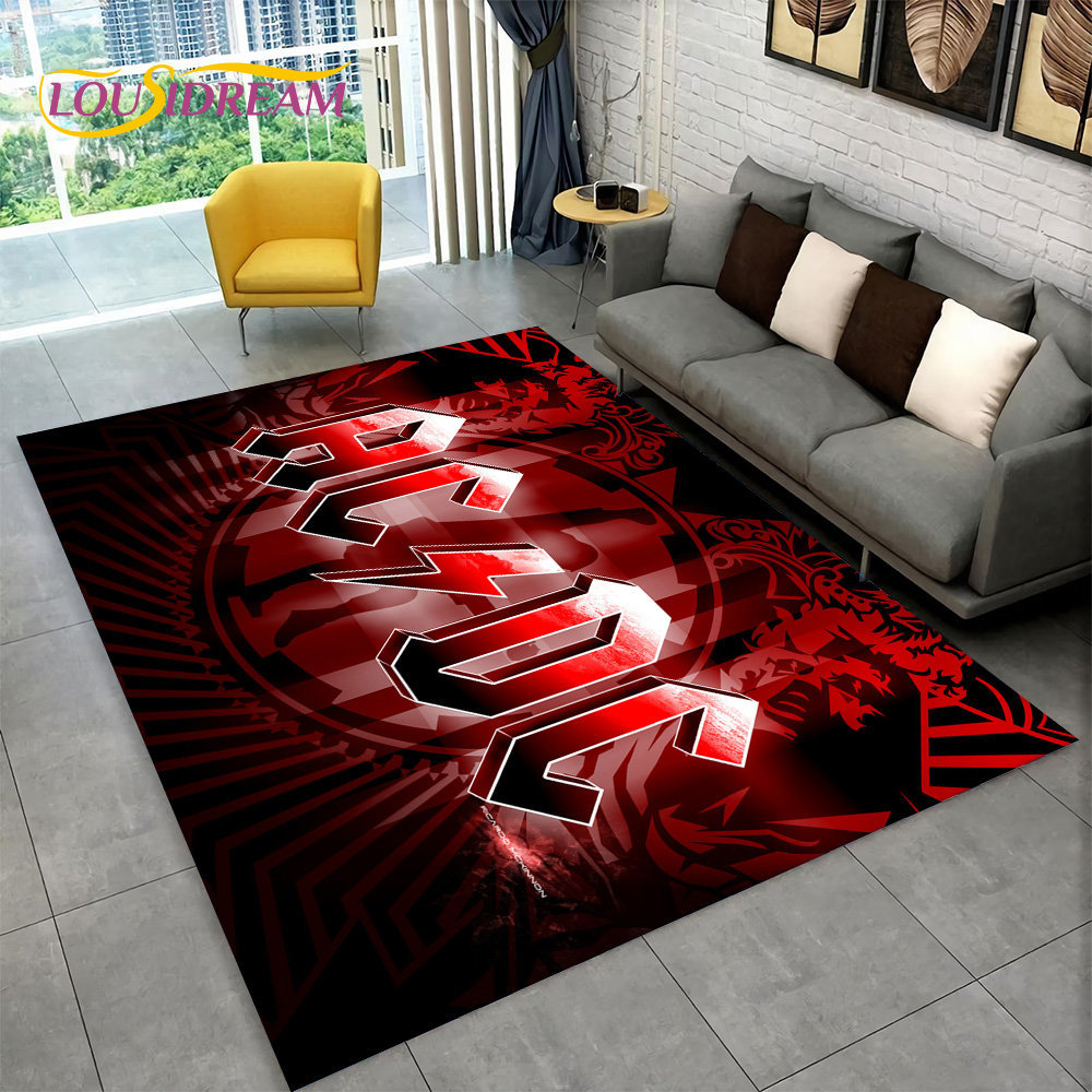 AC/DC Rock Band Area Rug Large - Kitchen Flooring Commercial recension och pris