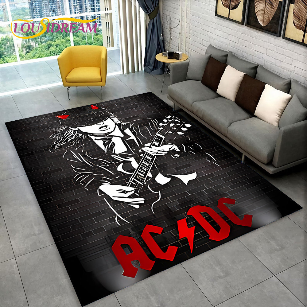 AC/DC Rock Band Area Rug Large - Kitchen Flooring Commercial recension och pris