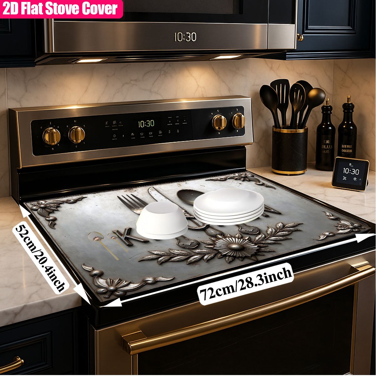 Heavy Duty Metal Stove Top Cov - Commercial Kitchen Induction recension och pris