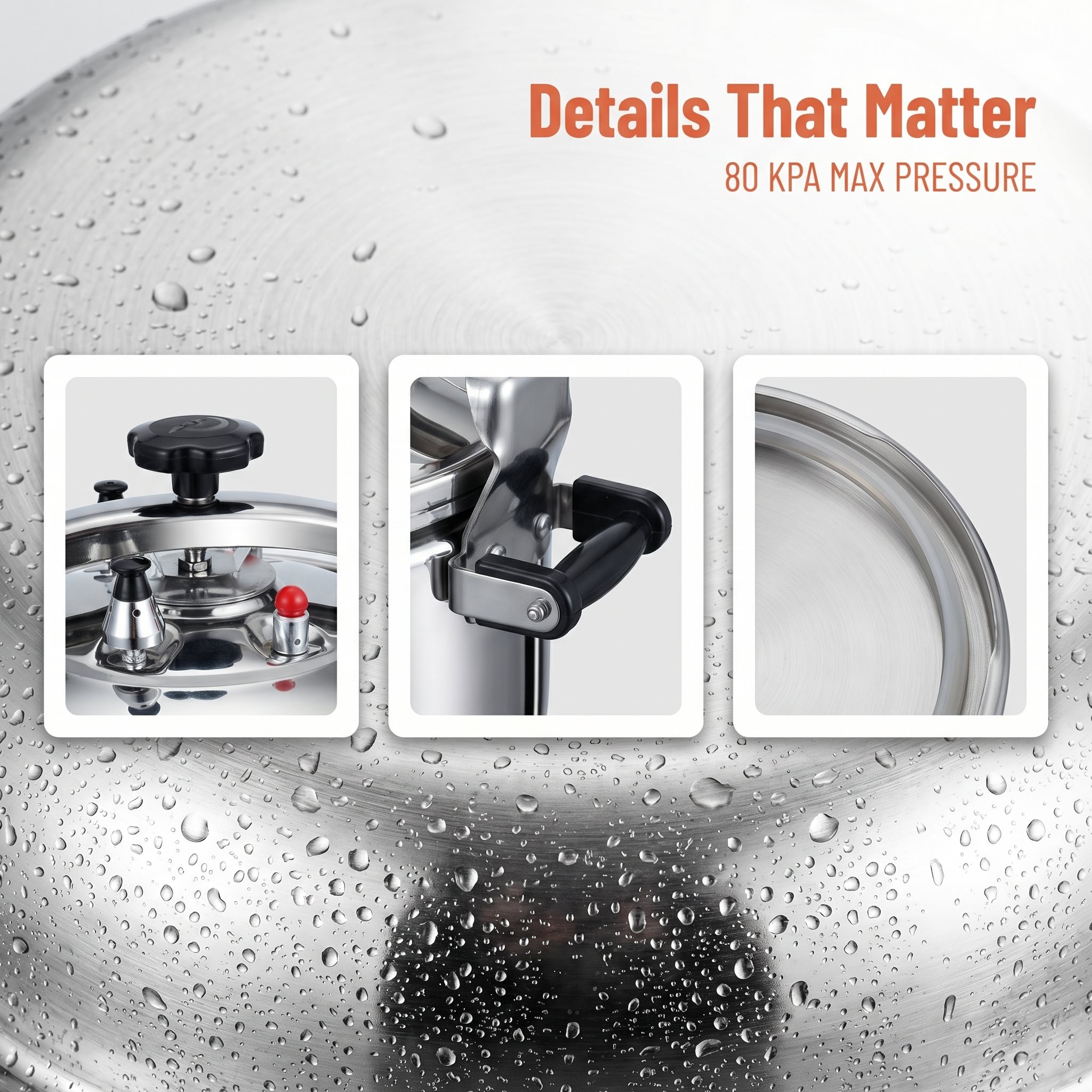 Stainless Steel Pressure Cooke - Commercial Kitchen Induction recension och pris