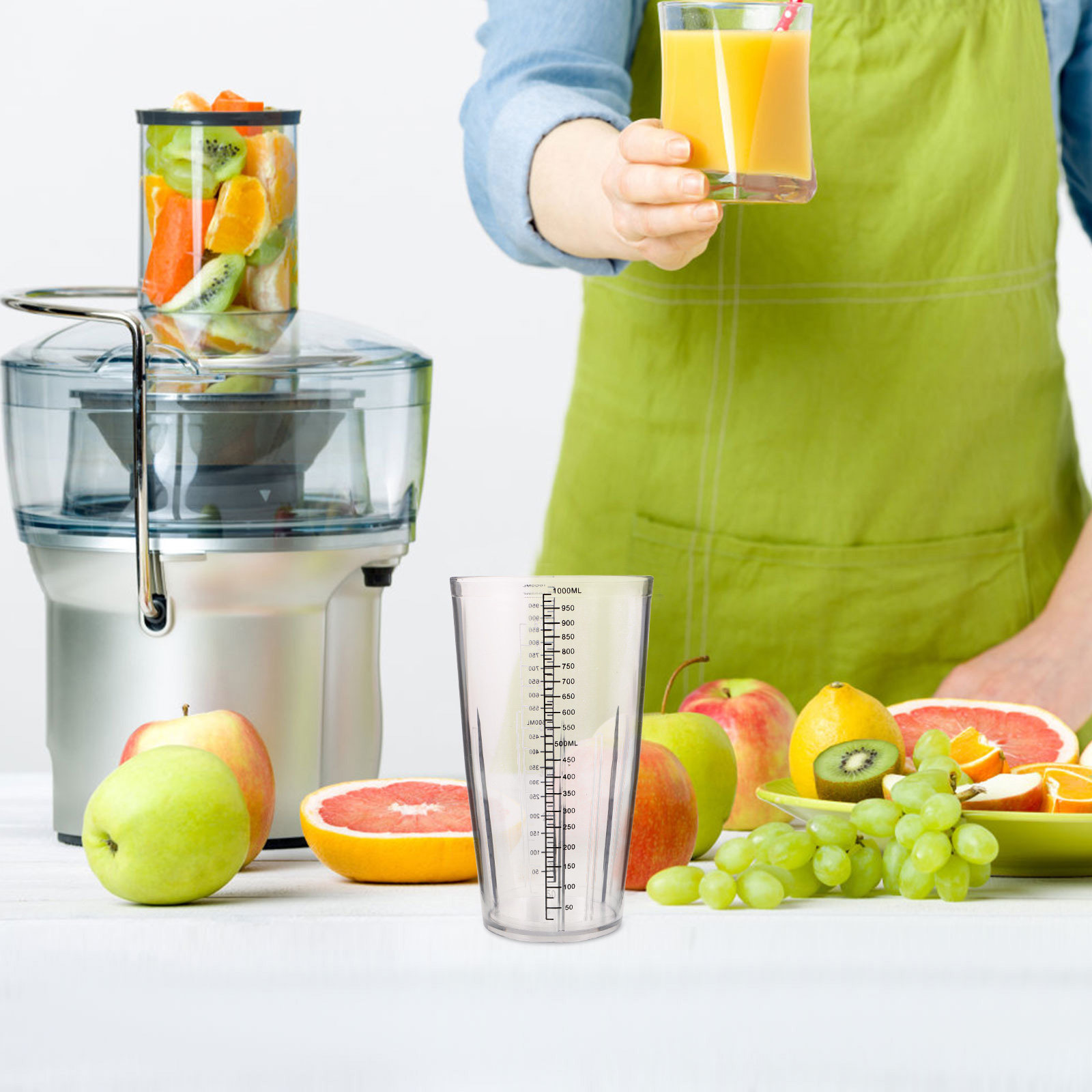 1000Ml Graduated Mixing Cup Re - Bar Blender Mixing recension och pris