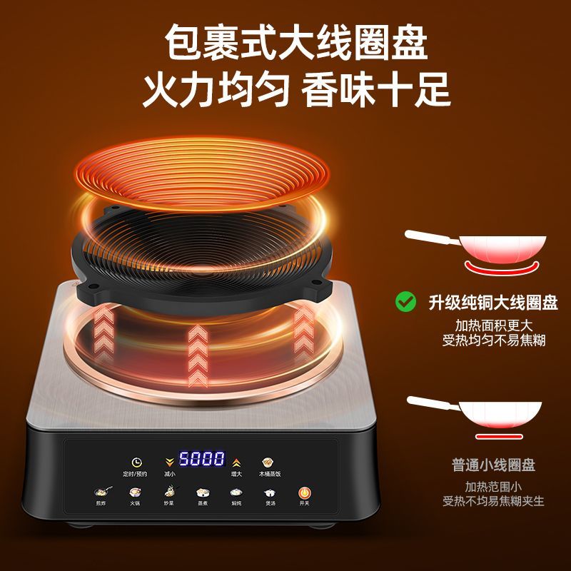 Banqiu 5000W High-Power Induct - Commercial Kitchen Induction recension och pris