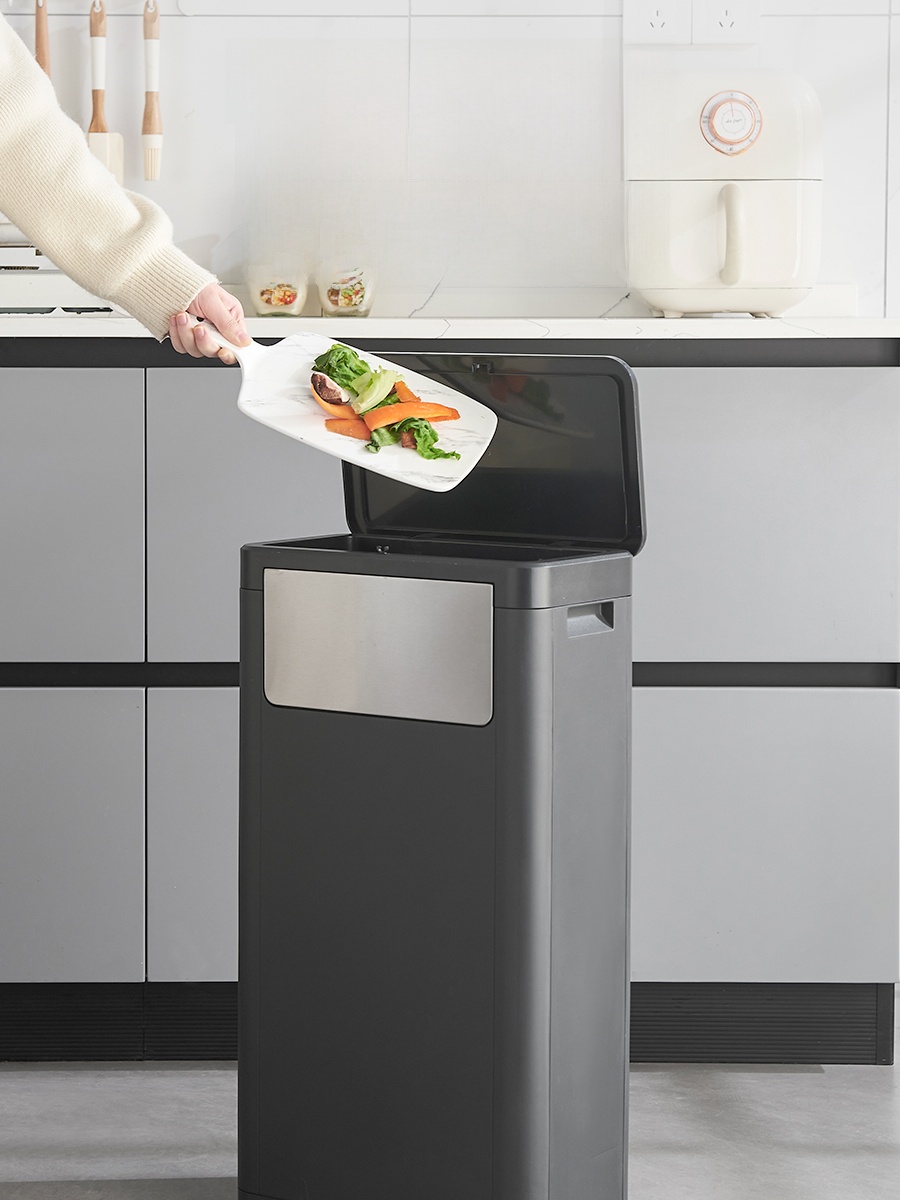 Large Capacity Kitchen Trash C - Commercial Kitchen Trash Can recension och pris