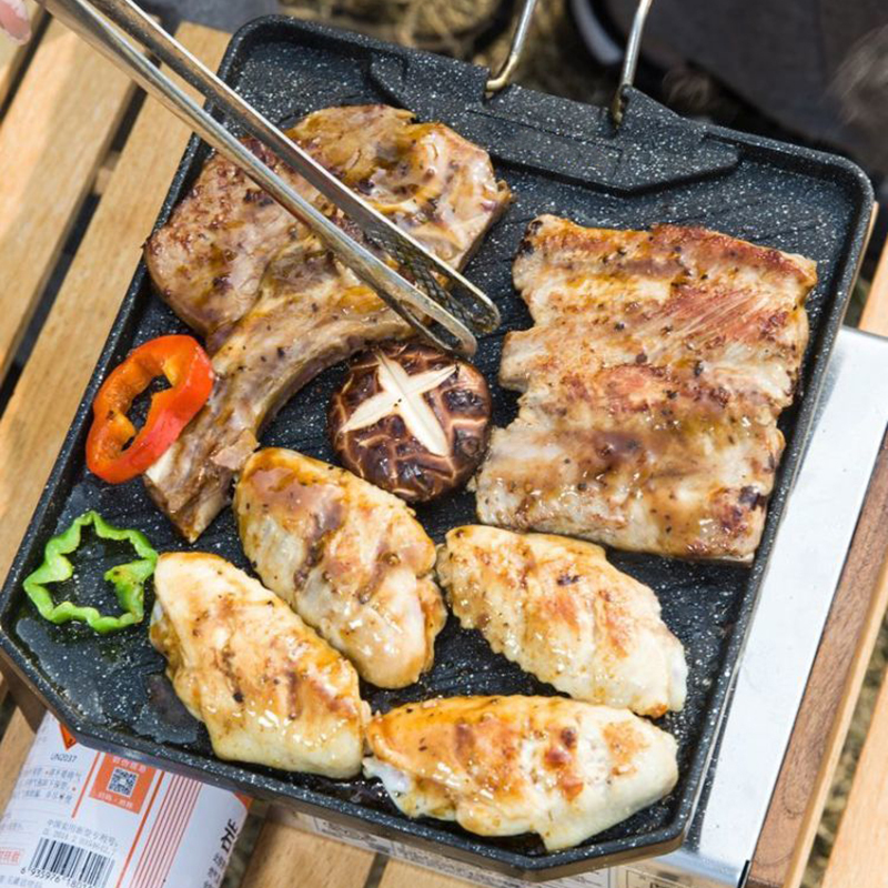 Outdoor camping barbecue pan H - Rotary Bakery Oven recension och pris