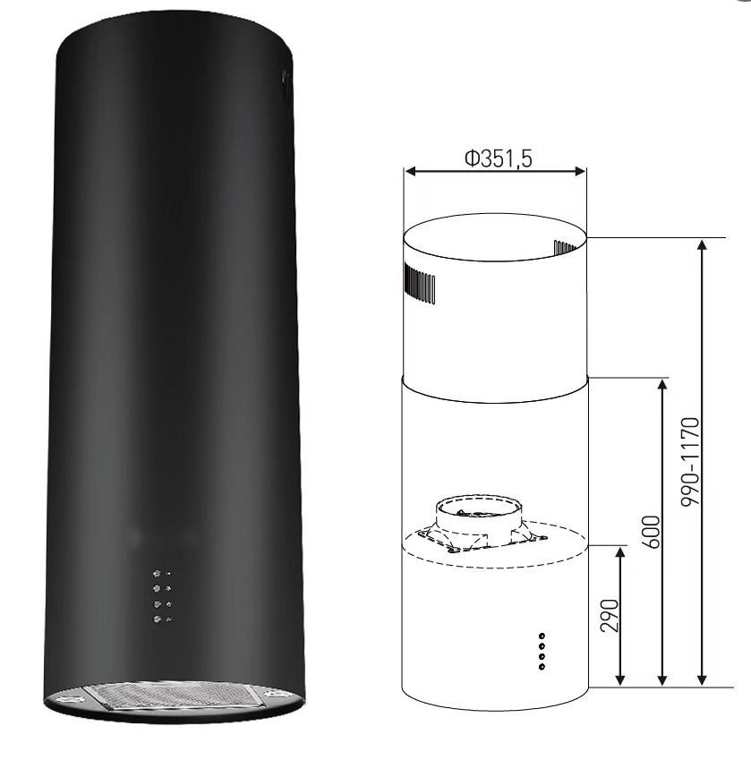 2026 Hot SellingIsland Range H - Commercial Kitchen Exhaust Hood recension och pris