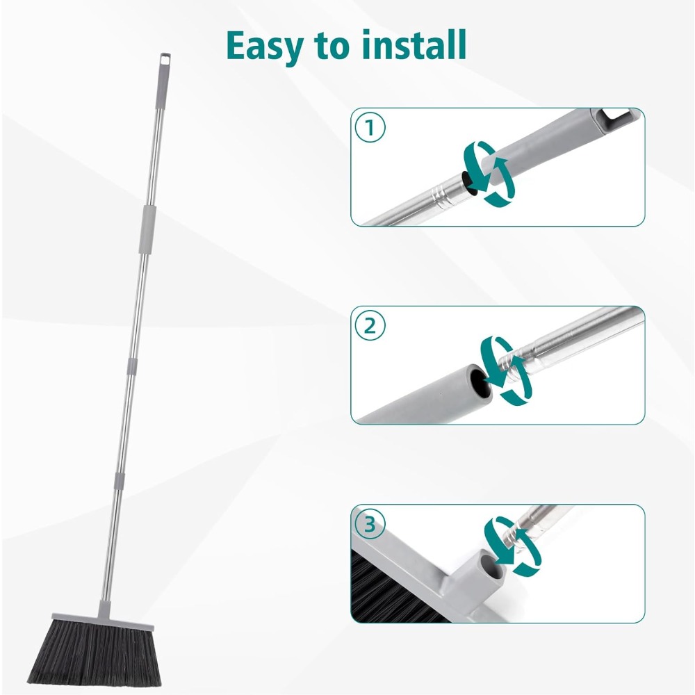 Broom, Outdoor Broom for Floor - Commercial Kitchen Broom recension och pris