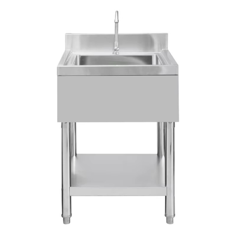 Modern Stainless Steel 2 Compa - Commercial Kitchen Double Sink recension och pris