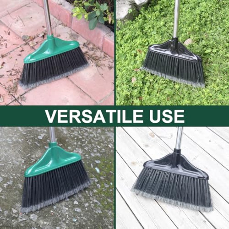 4 PCS Heavy Duty Broom Outdoor - Commercial Kitchen Broom recension och pris