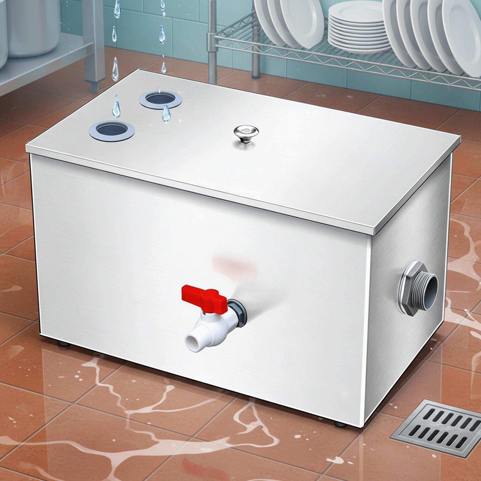 Stainless Steel Grease Trap In - Commercial Kitchen Grease Trap recension och pris