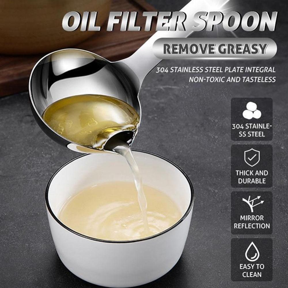 Oil Soup Separate Spoon Coland - Commercial Kitchen Oil Filter recension och pris