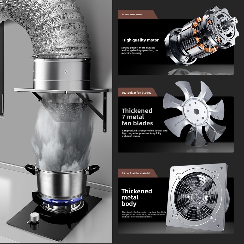 6/8Inch Extractor Ventilation  - Commercial Kitchen Ventilation recension och pris