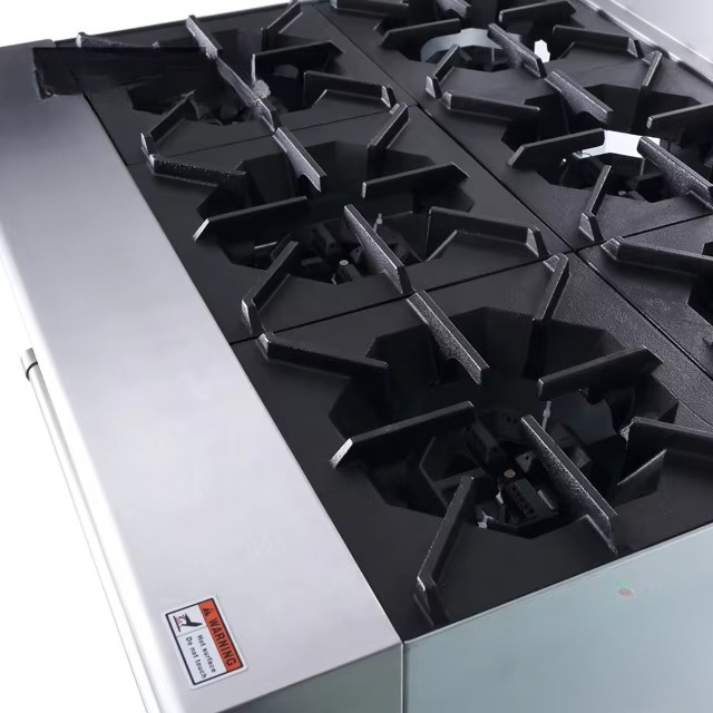 Gas Stove Perfex Gas 6 Burner  - Commercial Kitchen Stove recension och pris