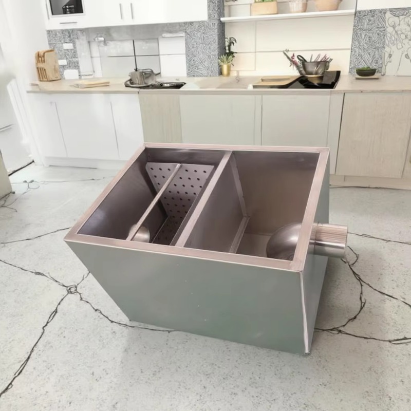 New stainless steel kitchen gr - Commercial Kitchen Grease Trap recension och pris