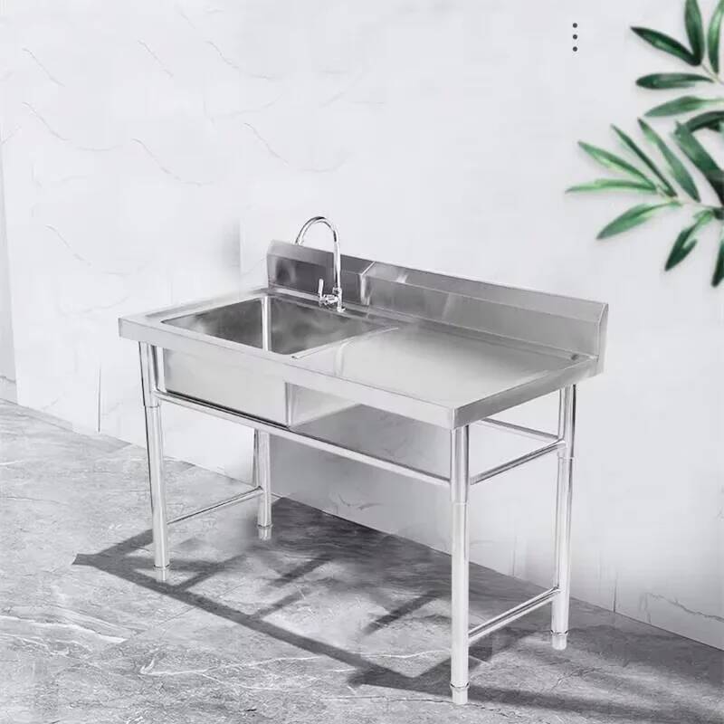 Basin Commercial Integrated St - Commercial Kitchen Double Sink recension och pris