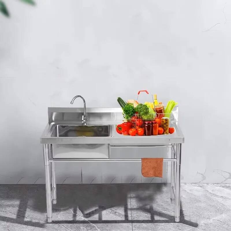 Basin Commercial Integrated St - Commercial Kitchen Double Sink recension och pris